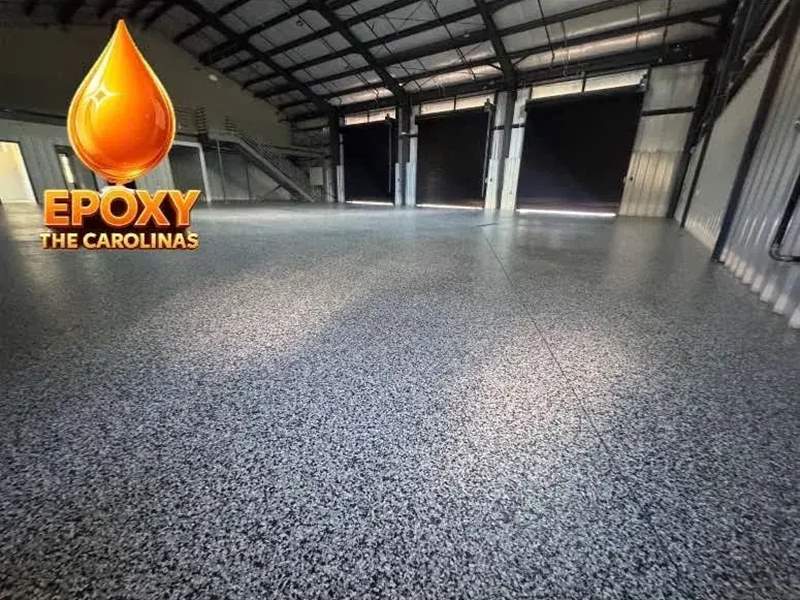 Epoxy floor coating finished by Epoxy The Carolinas