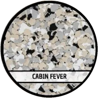 Cabin Fever epoxy flake blend