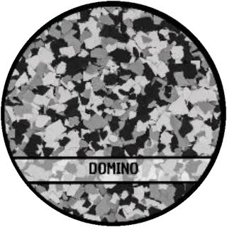 Domino epoxy flake blend