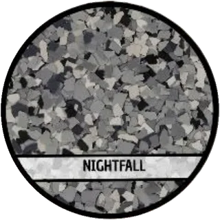 Nightfall epoxy flake blend