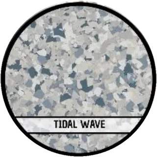 Tidal Wave epoxy flake blend
