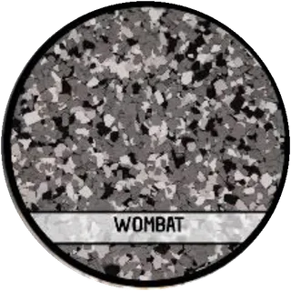 Wombat epoxy flake blend